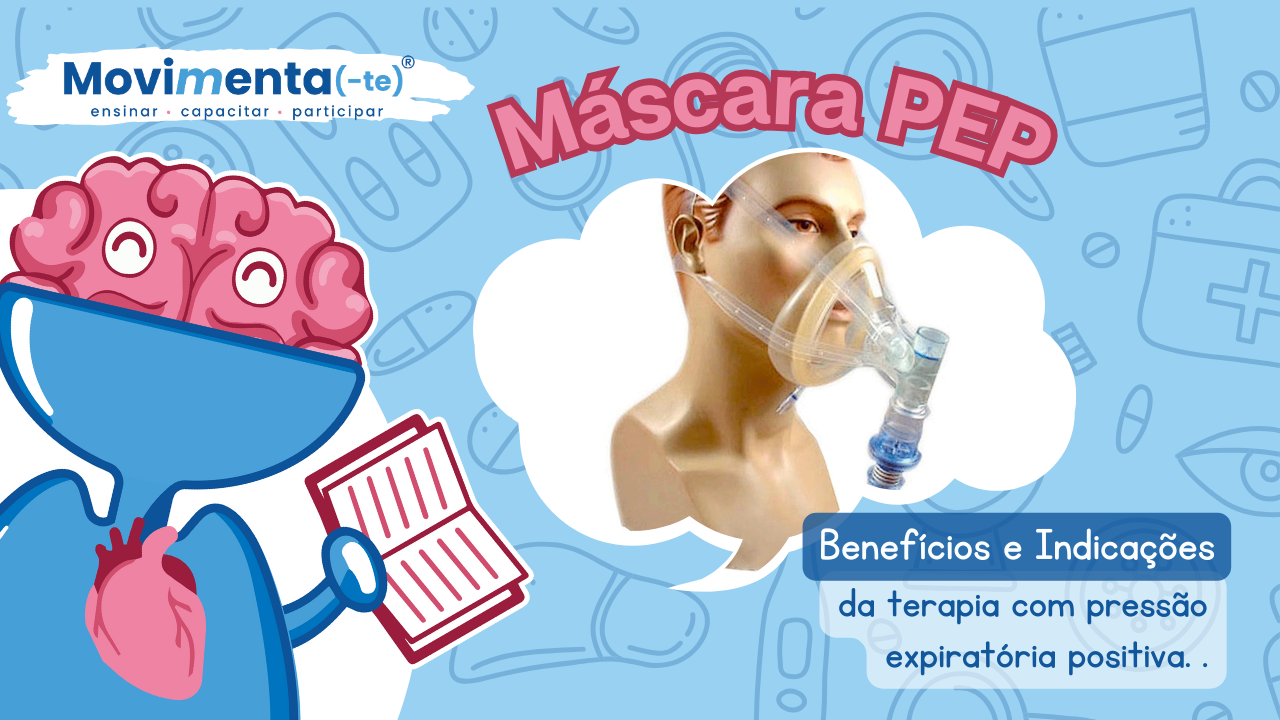 😷 Máscara PEP: benefícios e indicações da terapia com pressão expiratória positiva 👨‍⚕️
